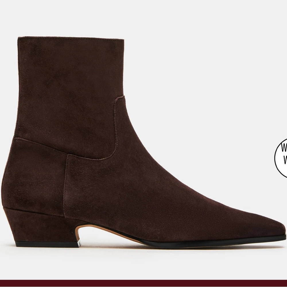 The DUSTY Steve Madden Dark Brown Ankle Booties